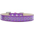 Unconditional Love Sprinkles Ice Cream Lime Green Crystals Dog CollarPurple Size 16 UN847319